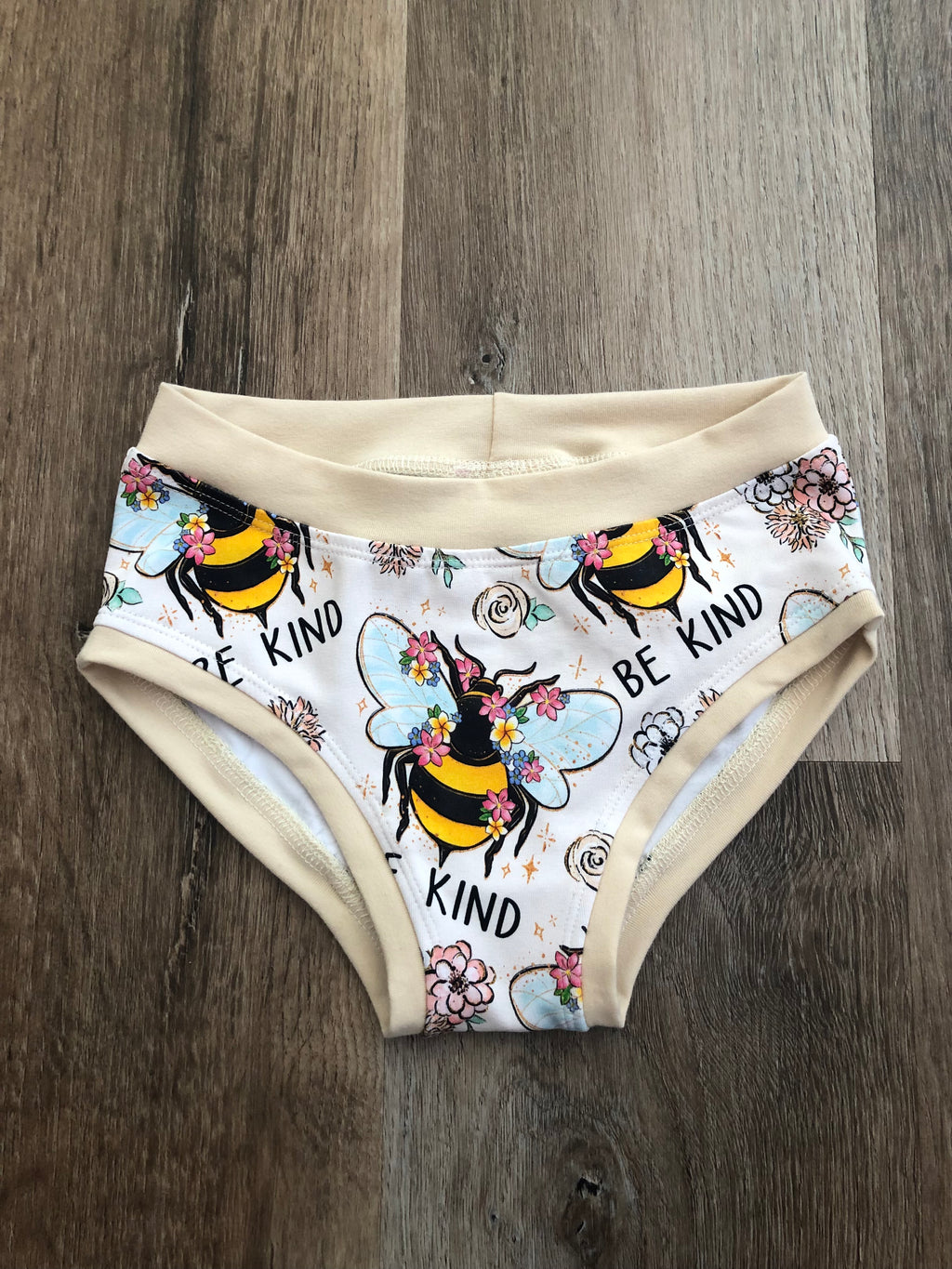 Bee Kind Kids Undies size 3-4, 5-6