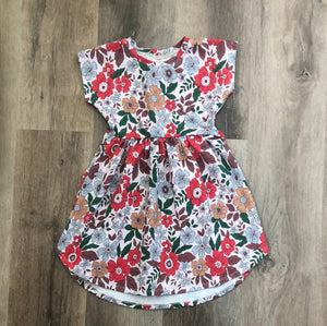 Christmas Floral Pearlie Dress size 3
