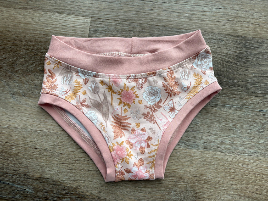 Dusty Floral Kids Undies