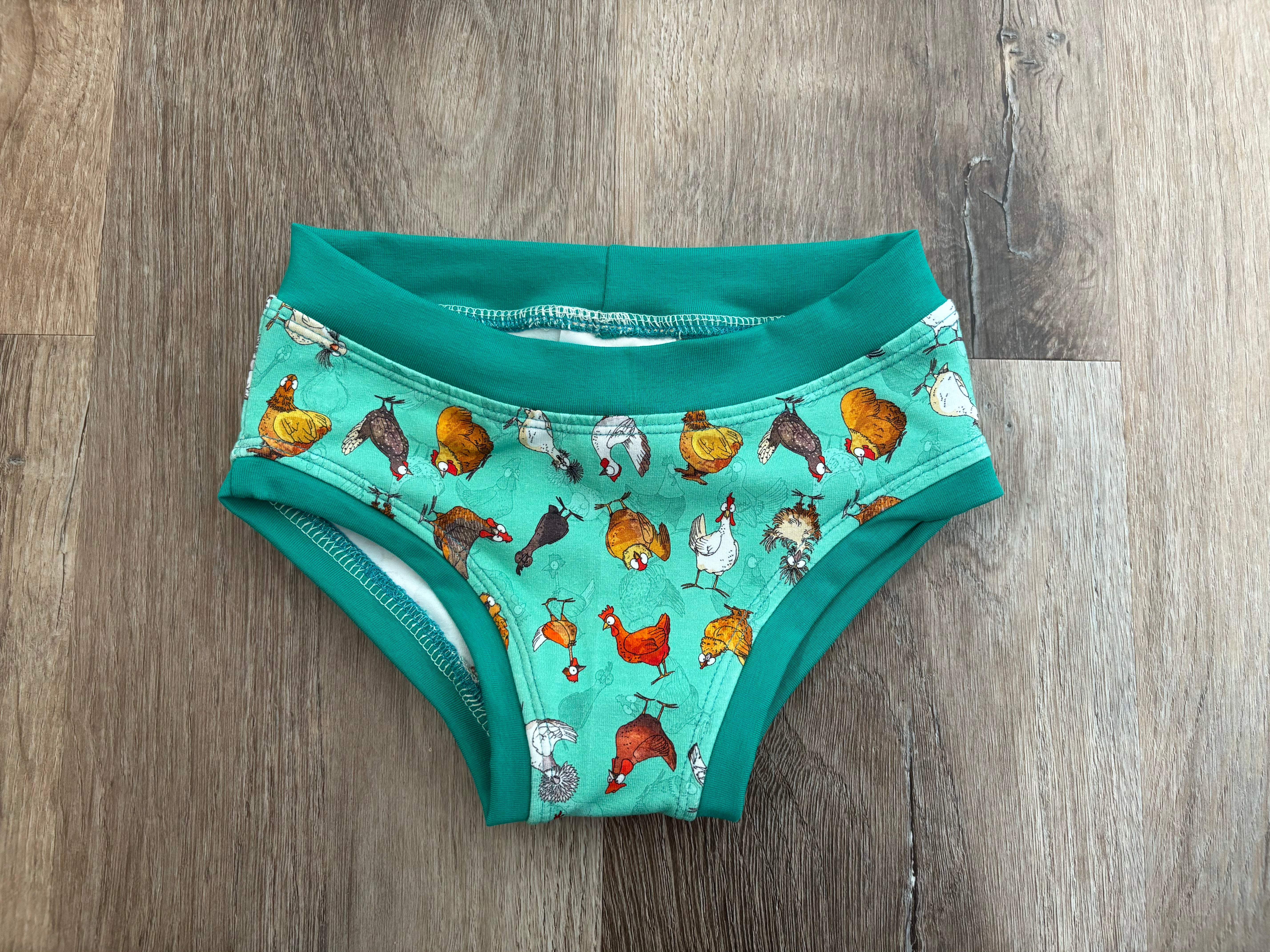 Chickens of the world Undies size 3-4