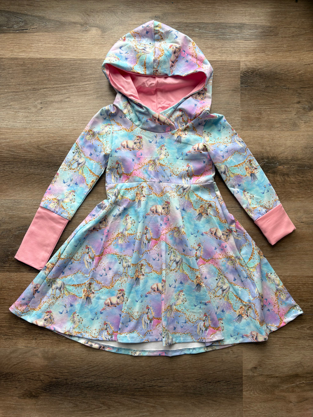 Unicorn Hooded GWM Dress size 3-6