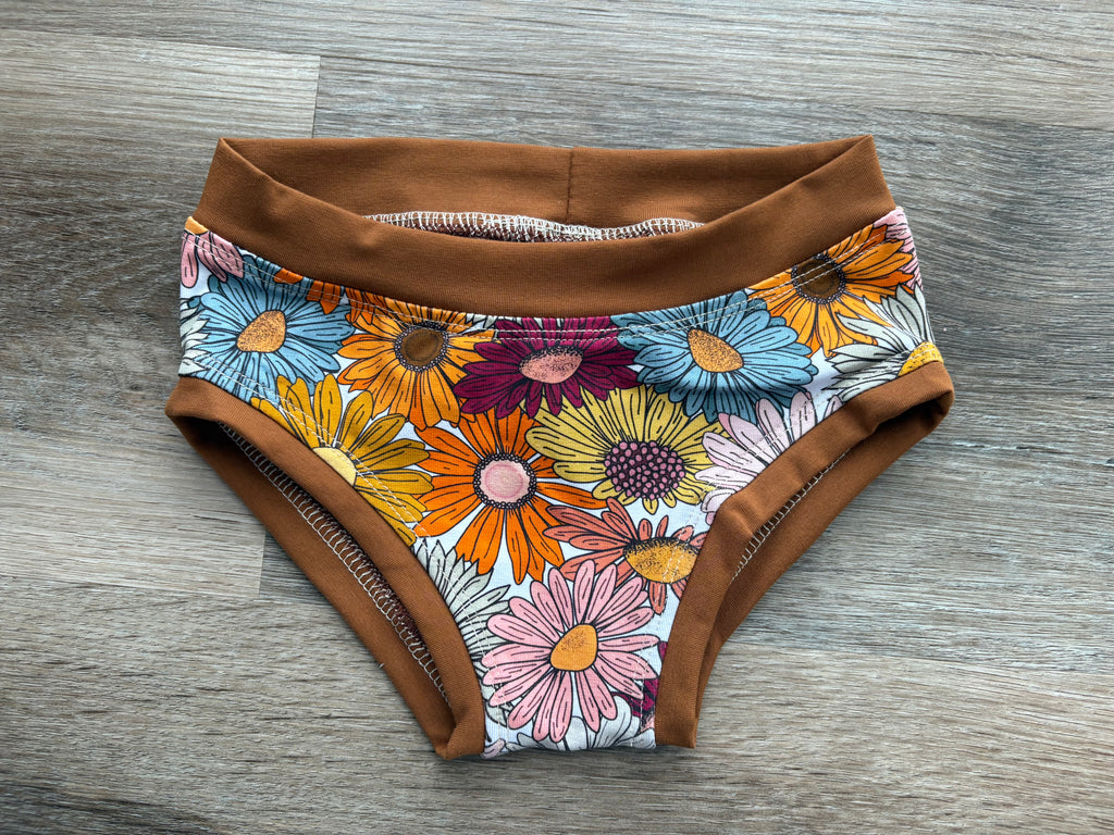Boho Floral Kids Undies