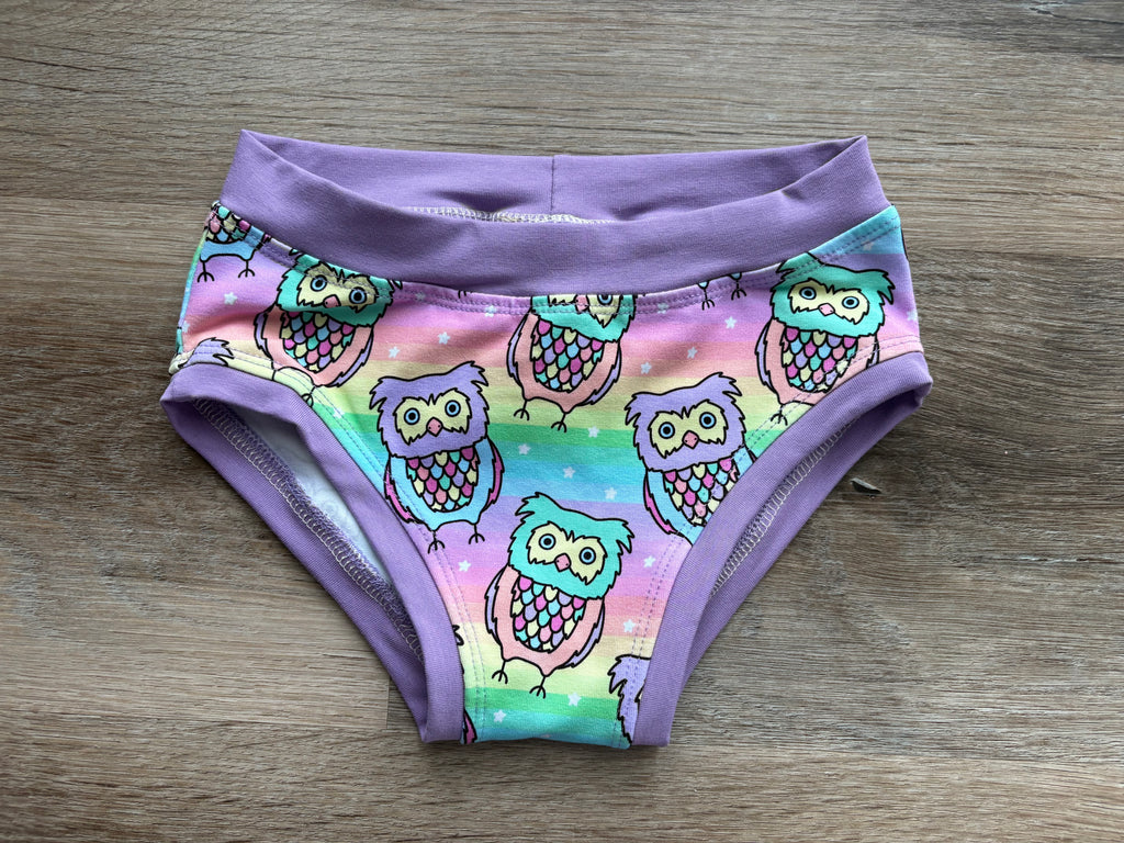 Rainbow Owl Kids Undies