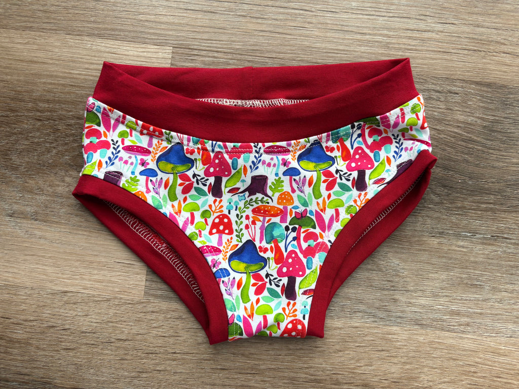 Mushrooms Kids Undies size 3-4