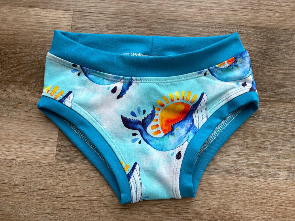 Whales Kids Undies size 3-4