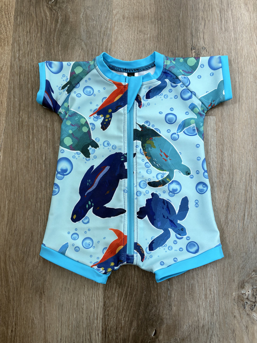 Turtley Dude Sunday Swim Zip Suit